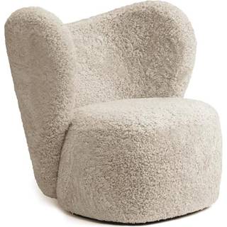 NORR11 Little Big Lænestol Swivel Sheepskin Moonlight