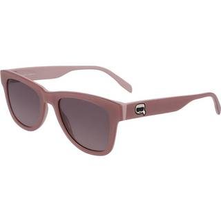 Karl Lagerfeld Unisex KL6006S 132 Solbriller Acetat Rosa Multifarvet Firkantet Skygge