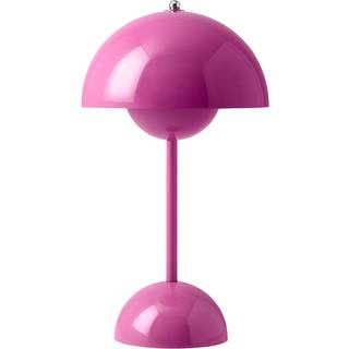 Verner Panton - Flowerpot VP9 - Magnet Oplader Portable - Tangy Pink - Bordlampe - Andtradition - Hos Lampeagenten