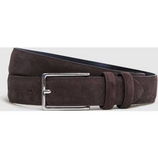 Reiss Reiss Chocolate Dante Suede Belt