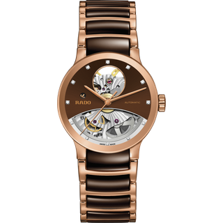 Rado R30248712 Centrix Brun/Rosaguldtonet stål Ø33 mm