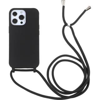 iPhone 13 Pro Fleksibelt Cover m. Snor - Sort