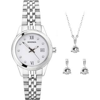 Sekonda Giftset 49028.76 - Dame - 27 mm - Analog - Quartz - Mineralglas