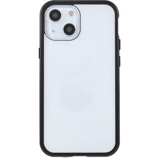 iPhone 13 Magnetisk Metal Cover m. Glas Forside & Bagside - Sort