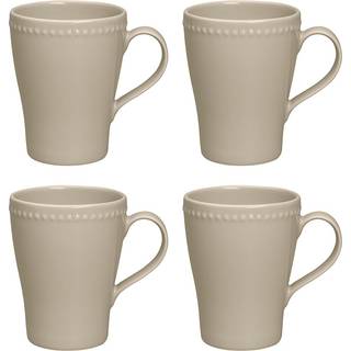 Scandi Living Dots krus 35 cl 4 stk. Beige