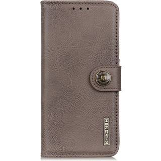 Nokia 5.3 KHAZNEH Retro Læder Cover m. Pung - Grå