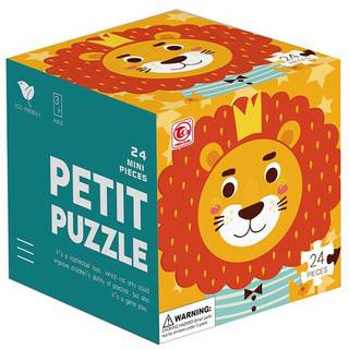 Puslespil i papir - Løve - 24 brikker