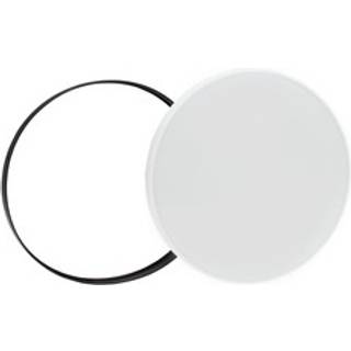 Spectrum 18W LED loftslampe - Ø25cm, Højde: 5,2cm, hvid kant, inkl. sort ring - Kulør : Kold