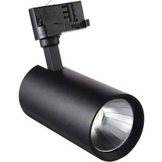 LEDlife sort skinnespot 24W - Flicker free, 125lm/w, 3-faset - Kulør : Varm, Spredning : 38°