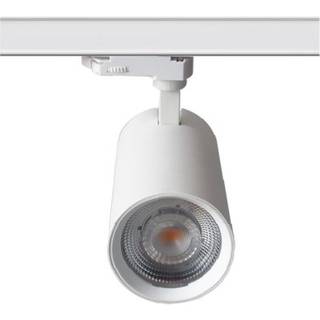 LEDlife hvid skinnespot 28W - Flicker free, Citizen LED, RA90, 3-faset - Dæmpbar : Ikke dæmpbar, Kulør : Neutral, Spredning : 60°