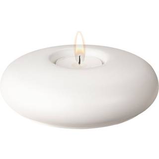 Scandi Living Stone fyrfadsstage Ø13 cm Hvid