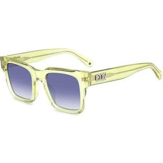 Dsquared2 ICON 0010/S 1ED/08 51 Solbriller Mænd Grøn - Transparent Lime Green - 51mm
