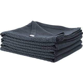 Scandi Living Kimono sengetæppe 260x260 cm Storm blue (blå)