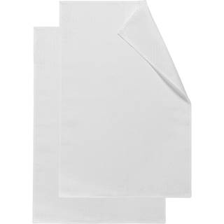 NJRD Stripes viskestykke 47x70 cm 2-pak Hvid