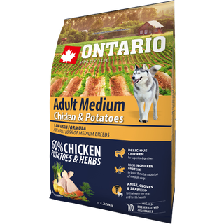 ONTARIO MEDIUM KYLLING/KARTOFFEL 2,25 kg