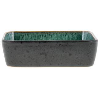 Bitz Bitz fad rektangulært 14x19 cm Black-green
