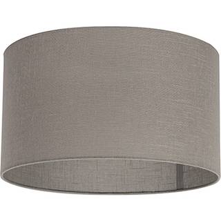Lampekappe taupe bomuld 35/35/20