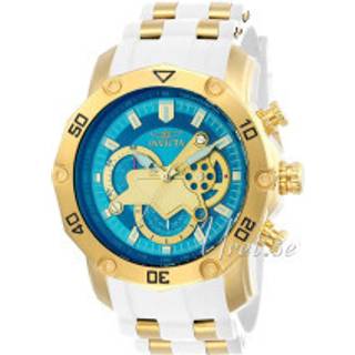 Invicta 23423 Pro Diver Blå/Gul guldtonet stål Ø49 mm