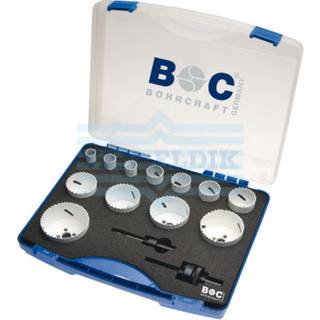 BOHRCRAFT hulsavsæt RLS14-E 14 dele Bi-metal HSS-E (19011330014)