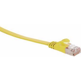 Cat 7 U/FTP Netværkskabel - Fladt - Gul - 0.50 m