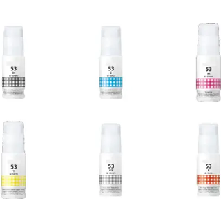 Kompatibel refill blæk Canon GI 53, 6 stk. rabatpakke 360 ml