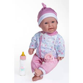 JC Toys La Baby kaukasisk 16-tommer lille bl?d krop baby dukke la baby | Vaskbar | aftagelig lyser?d blomsterant?j m/hat pacifier & magi flaske |