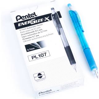Pentel Energize-X Mekanisk blyant (0,7 mm) Sky Blue Barrel Box med 12 (PL107S)