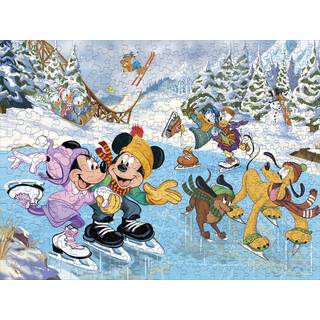 CEACO - Disney Holiday - Sammen tid - Mickey & Minnie Skating - 400 Piece Jigsaw Puzzle