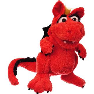 Feuerdrache Elsa Handpuppe