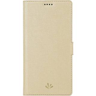 Motorola Moto G Pro VILI DMX Læder Cover m. Kortholder & Riflet Tekstur Guld