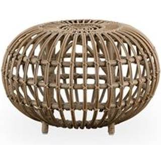 Sika-Design Ottoman Lille Poleret Antik