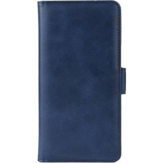 iPhone 11 Læder Flip Cover m. Pung - Blå