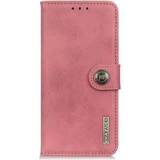 Nokia 5.3 KHAZNEH Retro Læder Cover m. Pung - Pink