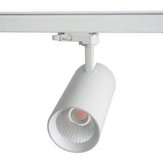 LEDlife hvid skinnespot 30W - 130lm/w, RA90, 3900lm, Flicker free, 3-faset - Kulør : Neutral, Spredning : 38°