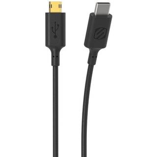 Strikeline ladekabel USB-C til Micro USB (Eztip) 100 cm - sort