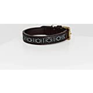 Kentucky Dog Collar Handmade Pearls - Sølv - XL 71 cm