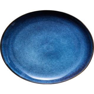 Lene Bjerre Amera oval tallerken 29x22,5 cm Blå