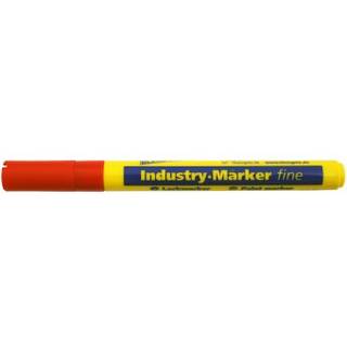 Industri marker 1-2 mm RØD rund spids (model 0914)