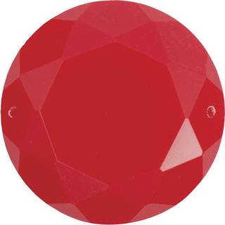Aufnähsteine Kugel 28mm 2 Stück - Rot