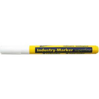 Industri marker 0,8 mm HVID rund spids (model 0877)