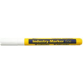 Industri marker 1-2 mm HVID rund spids (model 0976)