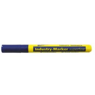 Industri marker 0,8 mm BLÅ rund spids (model 0839)
