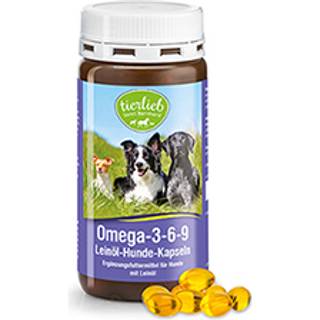Tierlieb - Omega-3-6-9 Hørfrøolie Kapsler til Hunde 180 stk