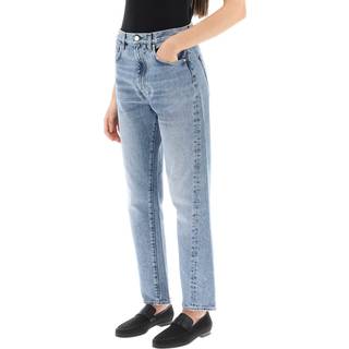 Toteme Twisted Seam mid-rise straight jeans - blue - 28