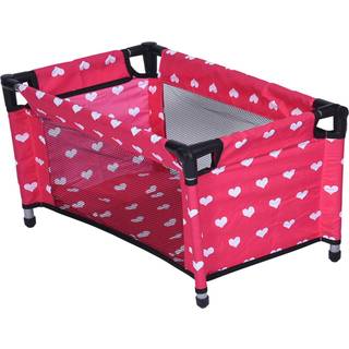 Doll Fold N 'Store Pack N' Play - Doll Play Yard With Cute Hearts Design