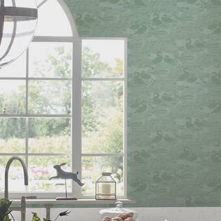 Laura Ashley Wallpaper Swans 118472