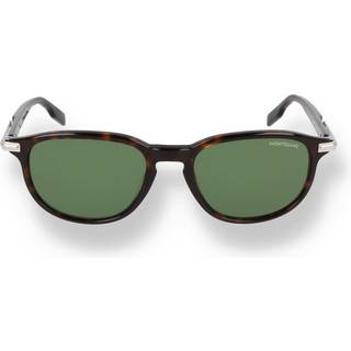 Montblanc MB0276S 002 52 Solbriller Mænd Tortoiseshell - Tortoise - 52mm