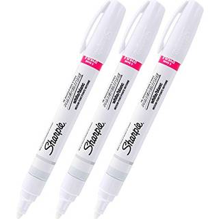 Sharpie Medium Point White Ink Pack of 3 Oilased Paint Marker