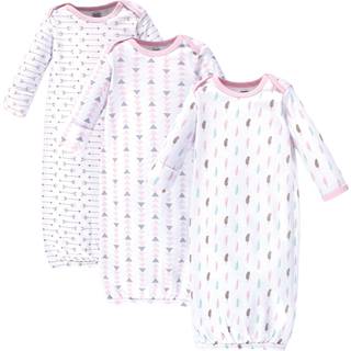 Luvable venner unisex baby spædbarn bomuld kjoler pige fjer preemie-nyborn