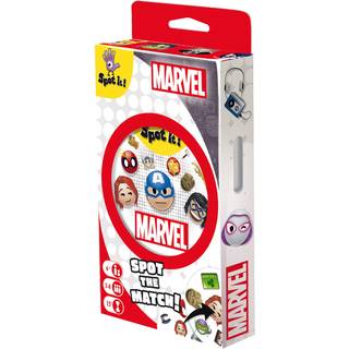 Zygomatisk sted det! Marvel Emojis (Eco -Blister) - Marvel Super Heroes Family Card Game til superhelt sjov! Hurtigt matchende spil til b?rn og v